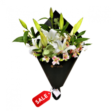 Cono de Liliums y Alstroemerias